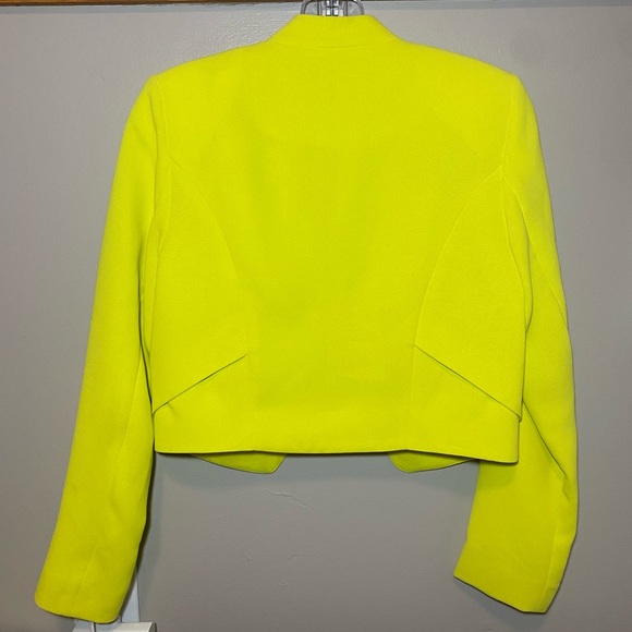 🌼 TOPSHOP Crepe Cropped Blazer Jacket - Picture 7 of 12